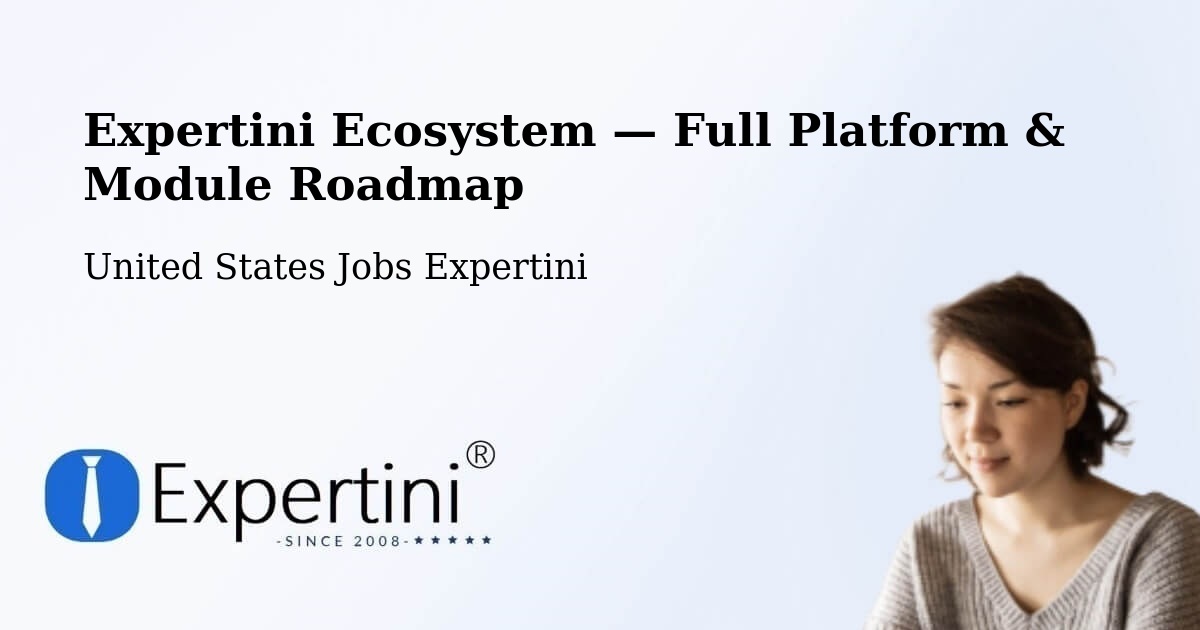 Expertini Ecosystem — Full Platform & Module Roadmap – Mount Pleasant