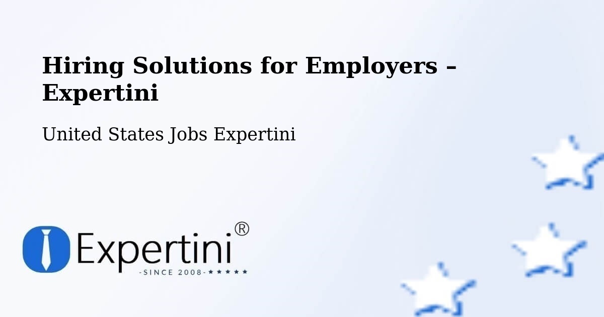 Hiring Solutions for Employers in Mount Pleasant - Mount Pleasant, United States Jobs Expertini